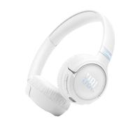 JBL Tune 680 NC, Auriculares supraaurales inalámbricos Ligeros con cancelación de Ruido adaptativa, Bluetooth 6.0 y 76 Horas de batería, Google Fast Pair, Microsoft Swift Pair, Blanco