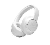 JBL Tune 710 BT Auriculares Over Ear con Bluetooth, auriculares de diadema ligeros con batería de hasta 50 horas y cable extraíble, color blanco
