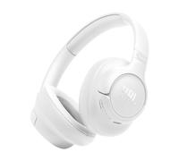 JBL Tune 730 BT, Auriculares circumaurales inalámbricos con Bluetooth 6.0, 76 Horas de reproducción con JBL Pure Bass, Plegables, Google Fast Pair, Microsoft Swift Pair, Blanco