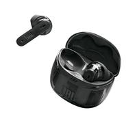 JBL Tune Flex 2, Auriculares inalámbricos Bluetooth y cancelación de Ruido. Autonomía de hasta 48 hrs, IP54 Resistentes al Agua y al Polvo, conexión multipunto, diseño ergonómico y Abierto,Ghost Negro