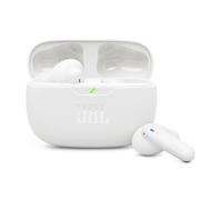 JBL Wave Beam 2, Auriculares True Wireless con cancelación de Ruido Activa, Bluetooth, hasta 40 hrs de autonomía, Sonido JBL Pure Bass, Smart Ambient, Connexion multipunto, Blanco