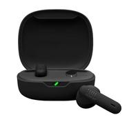 JBL Wave Flex 2, Auriculares inalámbricos True Wireless, Bluetooth, autonomía de hasta 40 hrs, Sonido Pure Bass, Smart Ambient, Resistentes al Agua y al Polvo, conexión multipunto, Negro