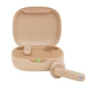 JBL Wave Flex, auriculares inalámbricos In-Ear con resistencia al agua IP54 e IPX2, tecnología TalkThru y AmbientAware y 32 horas de duración de la batería, en beige
