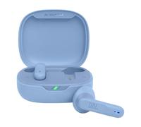 JBL Wave Flex, Auriculares inalámbricos In-Ear con Resistencia al Agua IP54 e IPX2, tecnología TalkThru y AmbientAware y 32 Horas de duración de la batería, en Azul