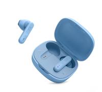 JBL Wave Flex, Auriculares inalámbricos In-Ear con Resistencia al Agua IP54 e IPX2, tecnología TalkThru y AmbientAware y 32 Horas de duración de la batería, en Azul