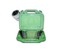 JBM 51659 - Pack de 6 Llaves de Vaso de 12 Cantos articuladas