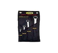 JBM 51747 - Pack de 4 llaves plana en bolsa de tela