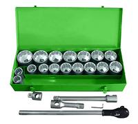 JBM 51855 - Pack de 22 piezas de autoclé de 12 cantos en estuche (1")