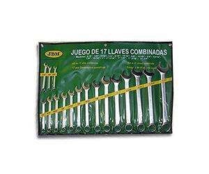 JBM 51890 - Pack de 17 Llaves combinadas en Pulgada