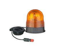 JBM 51960 Luz de Emergencia, Rotativo Magnético con Cable, Girofaro, Luz de Advertencia, Color: Naranja, Iluminación, Marca: JBM