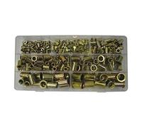 JBM 52703 Maletín de tuercas de remache de cabeza plana, 235 piezas