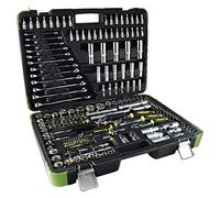 JBM 52840 Piezas con Vasos hexagonales en Estuche, Negro