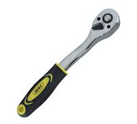 Jbm 53099 - Carraca cromada de 72 dientes 1/2" 255mm en expositor de 1 ud