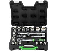 JBM-54108-MALETÍN DE HERRAMIENTAS 22 PIEZAS VASOS HEXAGONALES DE 1/2"