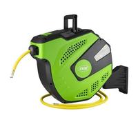 JBM Carrete de Manguera de Aire 22M Verde