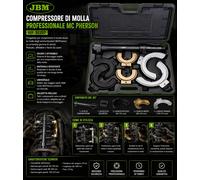 JBM Compresor De Muelle Profesional McPherson 52227, Set 1 Unidad