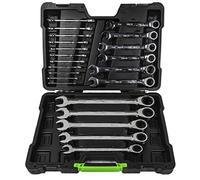 Jbm Juego de 22 llaves combinadas de trinquete