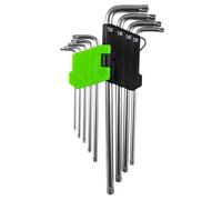 JBM Juego de 9 LLAVES TORX LARGAS