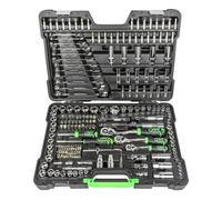 JBM Maletín de herramientas JBM54045 – 216 piezas, vasos hexagonales cromados