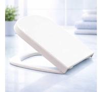 JBMC - Tapa y Asiento Inodoro Wc Compatible Roca y Gala- Amortiguado - Antibacteriano - Sistema ClipOff - Modelos Dama Senso, Street Square, Smart