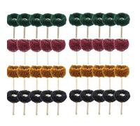 JBNS Nylon Estropajo Abrasivo Rueda De Pulido De Pulido del Sistema De Rueda De Pulido Accesorios para Accesorios Dremel Herramientas 40pcs