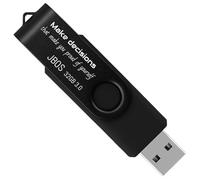 JBOS Unidad flash USB 3.0 de 32 GB, unidad USB con cita inspiradora grabada con láser, memoria de almacenamiento de datos de alta velocidad para trabajo, estudio, oficina, regalos y uso diario, color