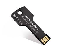 JBOS Unidad flash USB 3.0 de 32 GB, unidad USB en forma de llave con cita inspiradora grabada con láser, memoria de almacenamiento de datos de alta velocidad para trabajo, estudio, oficina, regalos y
