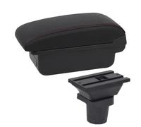 JBPIHZT 0 Brazo De Auto Caja De Almacenamiento Para Mitsubishi Para Colt Caja De Brazo Para Mitsubishi Para Colt Z3(A1 style red line)