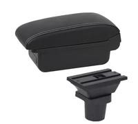 JBPIHZT 0 Brazo De Auto Caja De Almacenamiento Para Mitsubishi Para Colt Caja De Brazo Para Mitsubishi Para Colt Z3(A3 style white line)