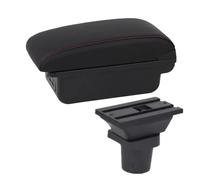 JBPIHZT 0 Brazo De Auto Caja De Almacenamiento Para Mitsubishi Para Colt Caja De Brazo Para Mitsubishi Para Colt Z3(B1 style red line)