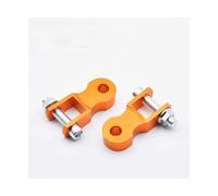 JBPIHZT 2 Piezas De Extensor Altura Universal Amortiguador Motocicleta Aleación Aluminio Ajustador Modificación Extensión Resistente(Oro)