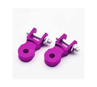 JBPIHZT 2 Piezas De Extensor Altura Universal Amortiguador Motocicleta Aleación Aluminio Ajustador Modificación Extensión Resistente(Púrpura)