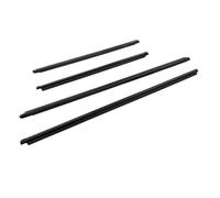 JBPIHZT 4 Piezas Tira Sellado Junta Goma Ventanas Exteriores Coche Cinturón Moldura Revestimiento Para Hyundai Para Getz 2002-2011 5 Puertas