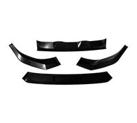JBPIHZT ABS para Auai Q7 para S-Line 2020-2024 4Pcs Paragolpes Delantero Lip Spoiler Accesorios Modificación Negro Brillante Kit Body