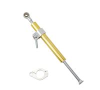 JBPIHZT Amortiguador De Dirección Motocicleta 330 Mm Accesorios Para Estabilizador Horquilla Piezas Aluminio Para Motos Cross(Oro)