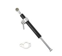 JBPIHZT Amortiguador De Dirección Motocicleta 330 Mm Accesorios Para Estabilizador Horquilla Piezas Aluminio Para Motos Cross(NEGRO)