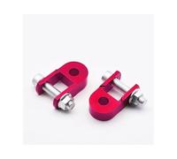 JBPIHZT Extensor De Amortiguador Trasero Para Motocicleta Adaptador Altura CNC Piezas Suspensión Para ATV Moto Cross Scooter Etc(ROJO,S)