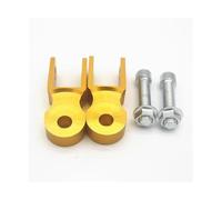 JBPIHZT Extensor De Amortiguador Trasero Para Motocicleta Adaptador Altura CNC Piezas Suspensión Para ATV Moto Cross Scooter Etc(Oro,L)