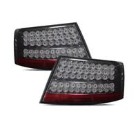 JBPIHZT Luces Traseras De Coche Para A6 2005-2008 | Luces Traseras LED Completas En Funcionamiento Giro Y Freno(NEGRO)
