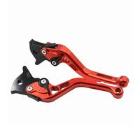 JBPIHZT Palancas De Embrague De Freno De Motocicleta Ajustables De Aluminio Para Royal Para Enfield Bullet 350 Es(ROJO)