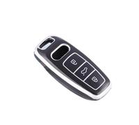 JBPIHZT Para A3 A4 B9 A6 A7 4K A8 Para E-tron Q5 Q8 C8 D5 SQ8 Bolsa De Protección Accesorios Funda Llave Coche TPU(NEGRO)