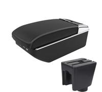 JBPIHZT Para C&hevrolet Para Aveo T200 T250 T255 Caja De Brazo De Auto Consola Central Caja De Almacenamiento Con USB(A3 Negro blanco 7USB)