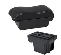 JBPIHZT Para C&hevrolet Para NIVA Kit Retrofit Reposabrazos Caja Reposabrazos Auto Caja Almacenamiento Accesorios Interiores Auto Carga USB(B3 Negro blanco 3USB)