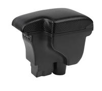 JBPIHZT Para C&hevrolet Para Sail 3 Reposabrazos Para Sail 3 Para Aveo Caja De Reposabrazos De Coche Retrofit Caja De Almacenamiento(C2 Carbon texture 3usb)