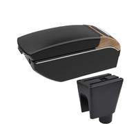 JBPIHZT Para C&hevrolet Para Spark Para Spark III Para Aveo T200 Caja Almacenamiento Consola Central(A3 Negro blanco 7USB)