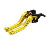 JBPIHZT Para CB1300 2003-2014 2011 2012 2013 Palanca De Freno Embrague Motocicleta Palancas Manija Ajustables(Oro)