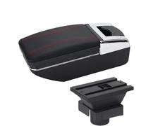 JBPIHZT Para Citroën Para Sega Caja Reposabrazos Auto Modificación Interior Gran Espacio Almacenamiento Con USB(A1 Negro rojo SIN USB)
