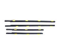 JBPIHZT Para CR-V CRV 2002-2006 4 Piezas Junta De Goma Para Ventanas Puertas Exteriores Coche Banda Sellado Impermeable A Presión