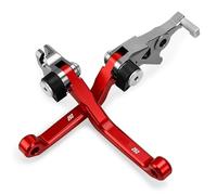 JBPIHZT Para CRF250L 2012-2021 2020 2019 2018 CRF 250L Dirt Bike Palancas De Freno Embrague Pivotantes Piezas De Motocicleta Manijas De Freno De Carreras(ROJO)