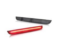JBPIHZT Para Dodge Para Challenger 2015-2018 2019 2020 2021 2022 68211188AA 68211189AA 40SMD Luz Trasera LED Reflector De Parachoques Trasero(Ahumado)